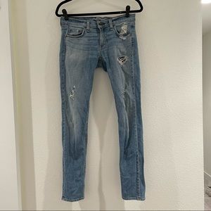 Rag & Bone sized 25 low rise skinny